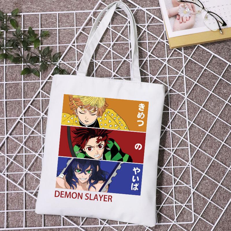 Grinding Anime Shoulder Bag Tote Bag Creative Shoulder Bag Tanujiro Satchel Comic-Con