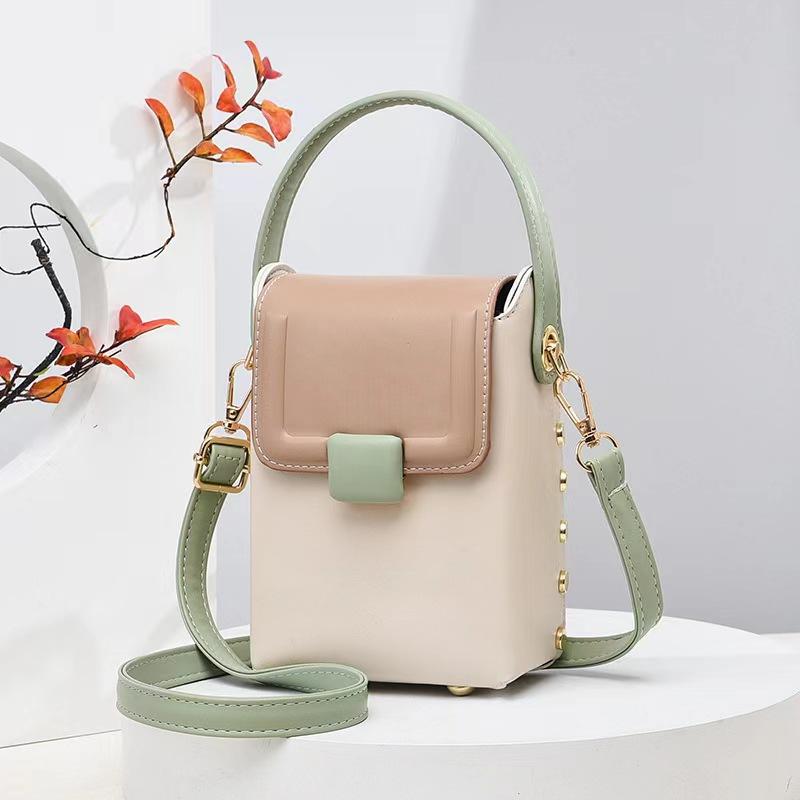 Small bag minibag printed Korean shoulder bag handbag live messenger bag mobile phone bag retro trend