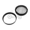 Harley XL883/XL1200 48 Dyna Softail Black Grille Headlight Cover