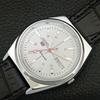 REFURBISHED SEIKO 5 AUTOMATIC 6309A VINTAGE JAPAN MENS WHITE WATCH a442893-1