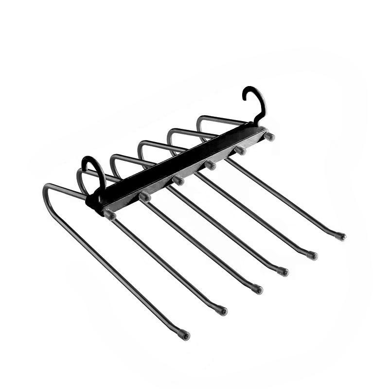 1PC Multifunctional Children's Hanger Non-slip Bold Traceless Household Pants Hanger Folding Clothing Store Pants Clip