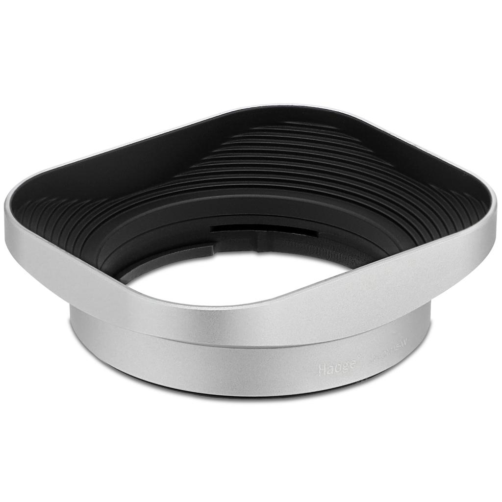 Haoge LH-OM45 Square Metal Lens Hood Shade for Olympus M. ZUIKO DIGITAL ED  45mm f/1.8 Lens 45/1.8