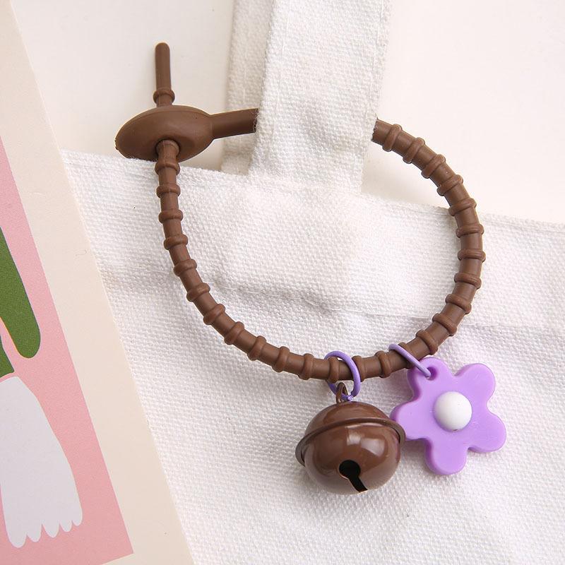 Silicone Colored Flower Silicone Zip Ties Reusable Bag Ties Twist Wire Fasten Cable Zip Headset Data Line Universal Magic Tie