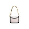 Coach Idol Tasche 21 Mode Logo Canvas und Leder Crossbody Umhängetasche Kleine Damen Taschen Messing Steinsalz Schwarz CR671-B4WRL