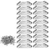 20Pieces Portable Sturdy Triangle Connectors Stainless Steel Corner Brackets for Professional Furniture Projects