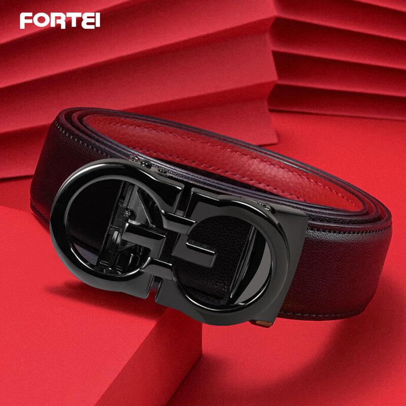 FORTEI Men s Genuine Leather Belt 120cm