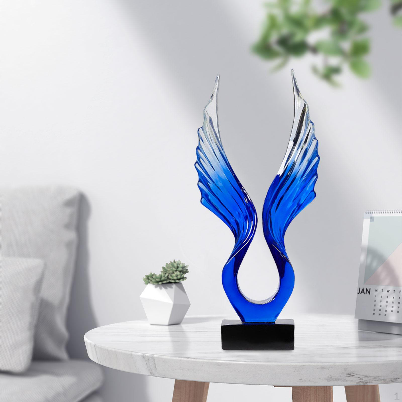 

Angel Wings Sculpture for Sophisticated Home Decor темно-синього кольору