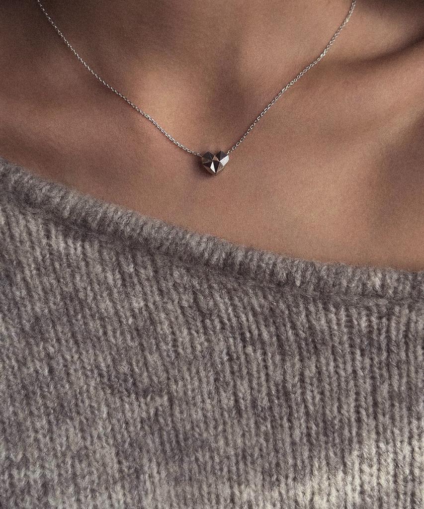 Chalangsi Square Heart Necklace 925 Silver
