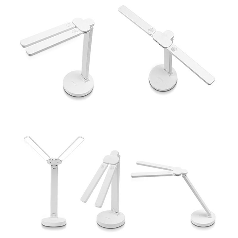 LED eye protection double lamp cap table lamp