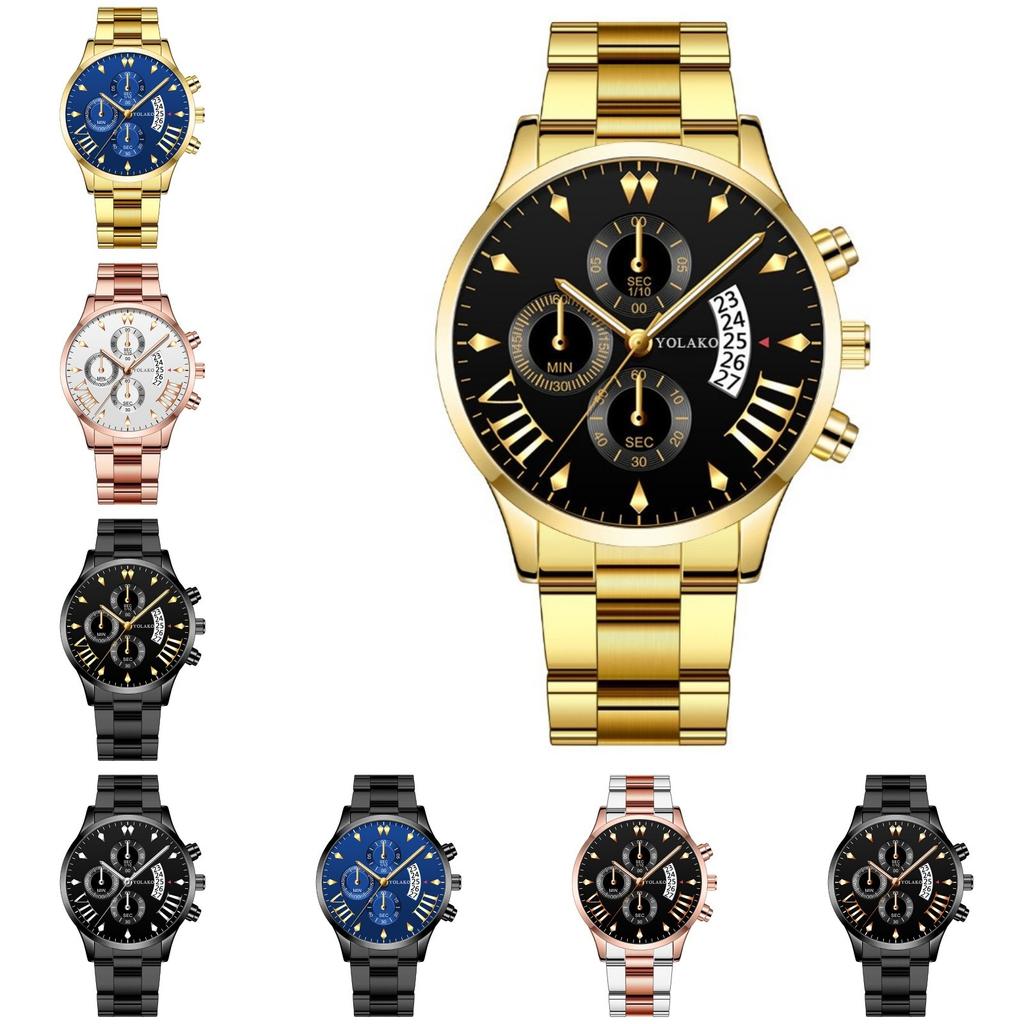 Mens Leather Business Fashion Watch Strap Watch For Gift Giving