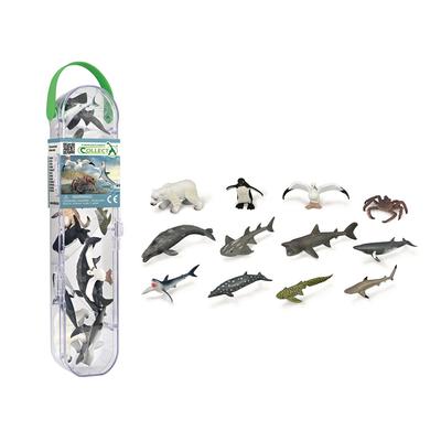 CollectA Marine Figures In Tube Gift Set (Pack of 12) (3)