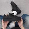 Men's shoes summer 2025 new casual flat-bottomed versatile small black shoes breathable white shoes platform sports niche board shoes women