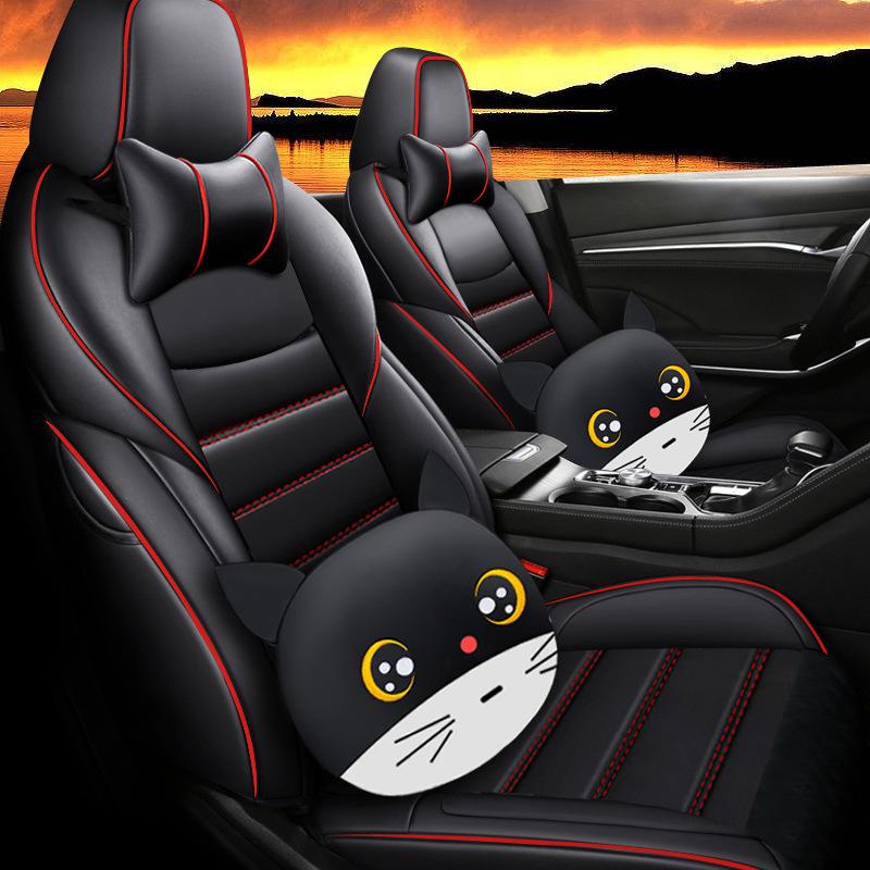 HMGJ Custom Leather Seat Cover for Changan CS75: Full Wrap, Sports Design, All-Season Use
