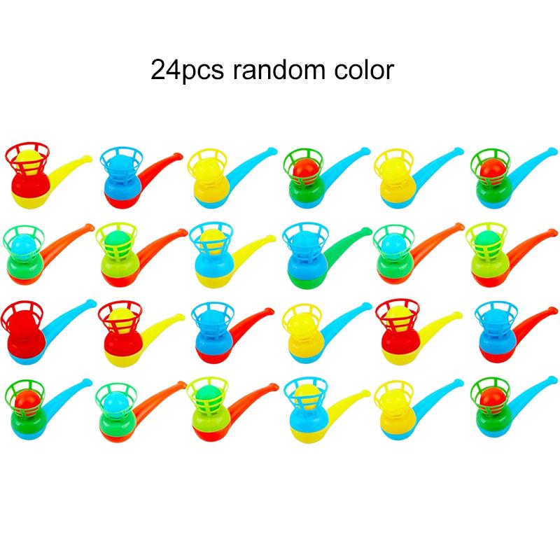 

6/12/24pcs Blowing Pipe Floating Ball Games Party Favors Festival Gathering Carnival Christmas Match Prizes Birthday Gifts TMZ
