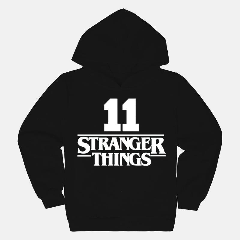Stranger Thing Printed Children's Hooded Sweatshirt Spring and Autumn Top