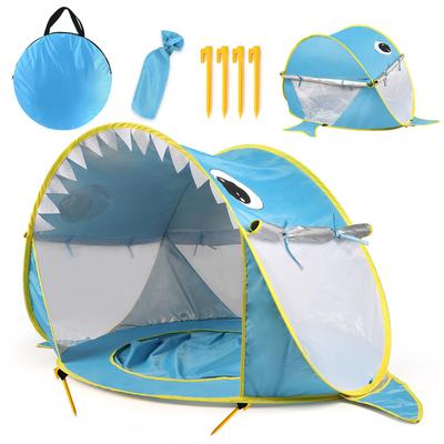 Tienda de campaña para la playa para bebés, refugio solar con protección Uv y piscina, tienda de campaña para la playa para bebés y niños, refugio solar portátil con protección UV para piscina