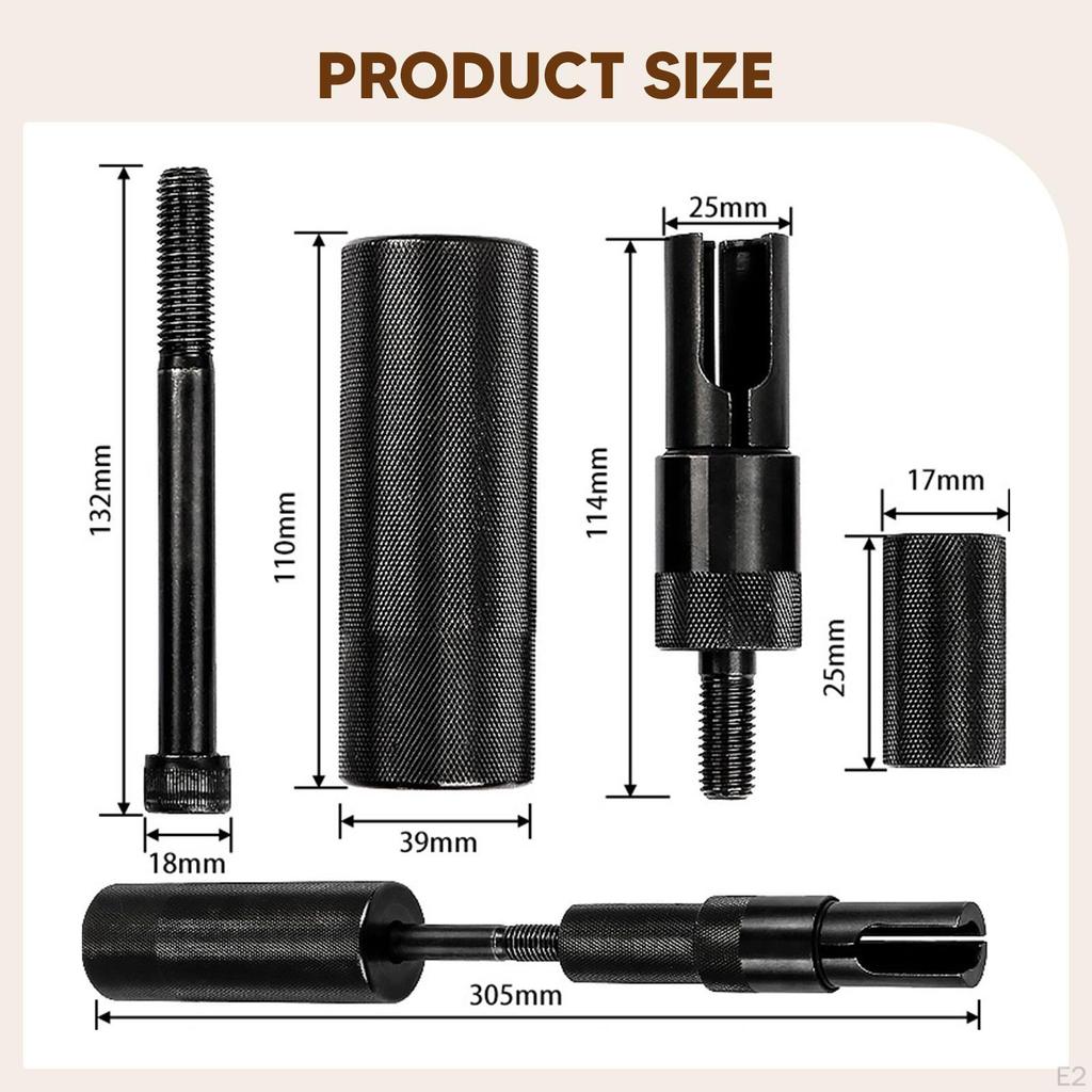 Fuel Puller Tool Kit Accessories Easy To Use Metal Premium Portable Engines Removal for