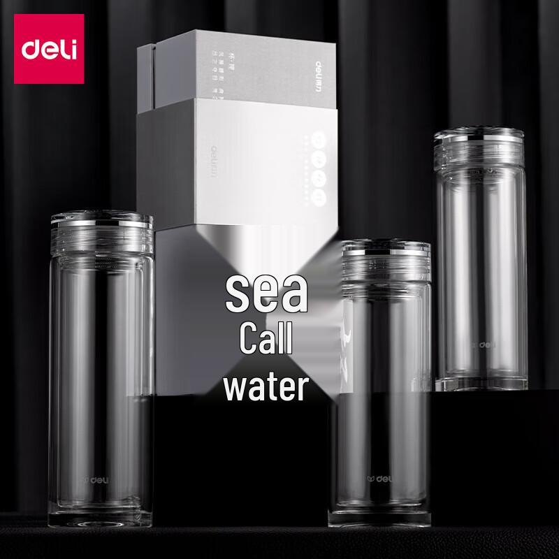 Deli Double Wall Glass Cup