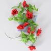 Simulated Rose Winter Jasmine Cherry Blossom Artificial Vine Decoration For