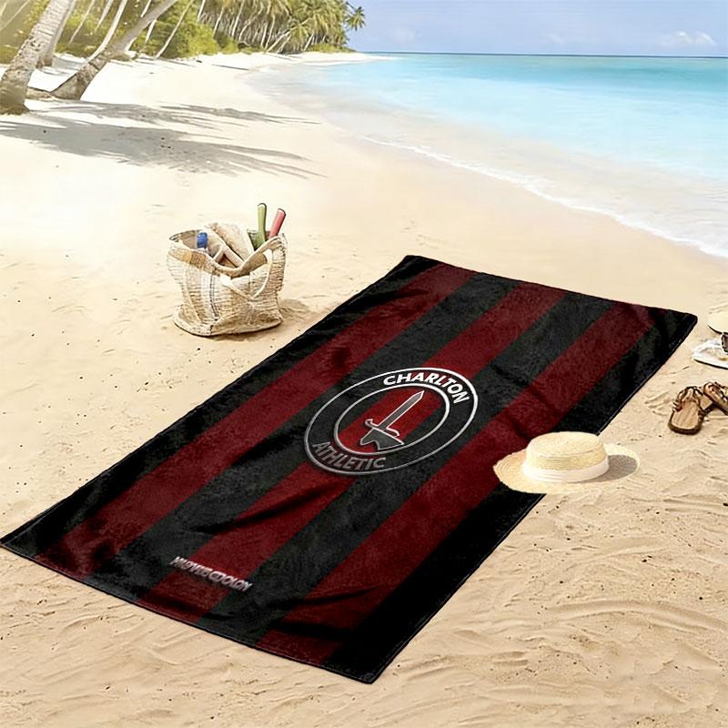 Asciugamano da Spiaggia Charlton, Asciugamano Grande Morbido ad Asciugatura Rapida per Spiaggia Campeggio Nuoto