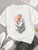 (Asian Size) T-shirts Fashion O-neck Female Casual Women's Top T Clothing Sweet Love Style 90s  Print Short Sleeve Graphic Tee