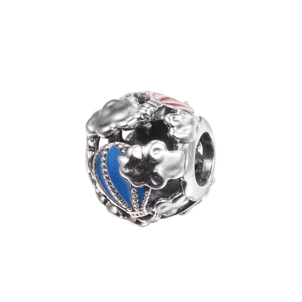 

Подходит для европейского браслета Femme, стерлинговое серебро 925 пробы, улетающие радужные небесные и дорожные очаровательные бусины для женщин, изготовление ювелирных изделий своими руками Berloque