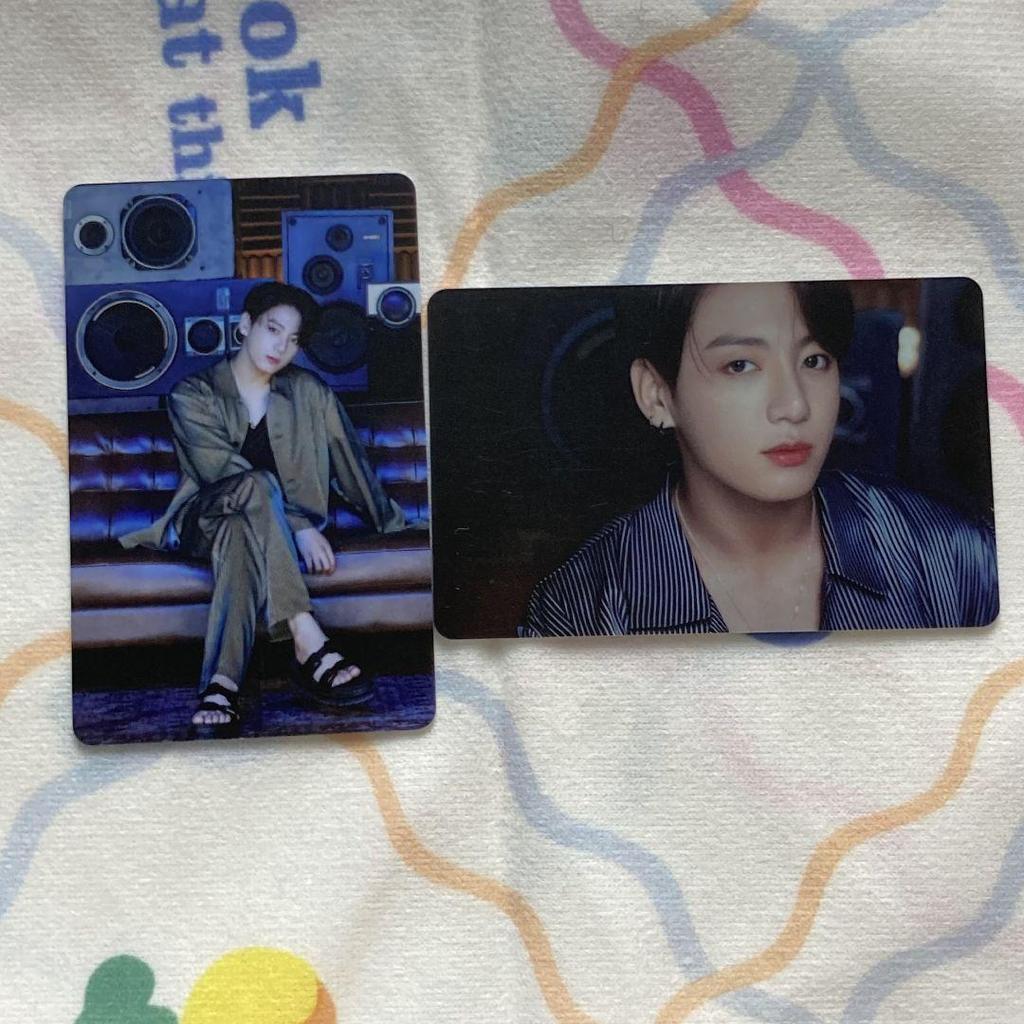 [USED] BTS JK Jungkook BE Unreleased Lucky Drop Korean Trading Cards Set of 2