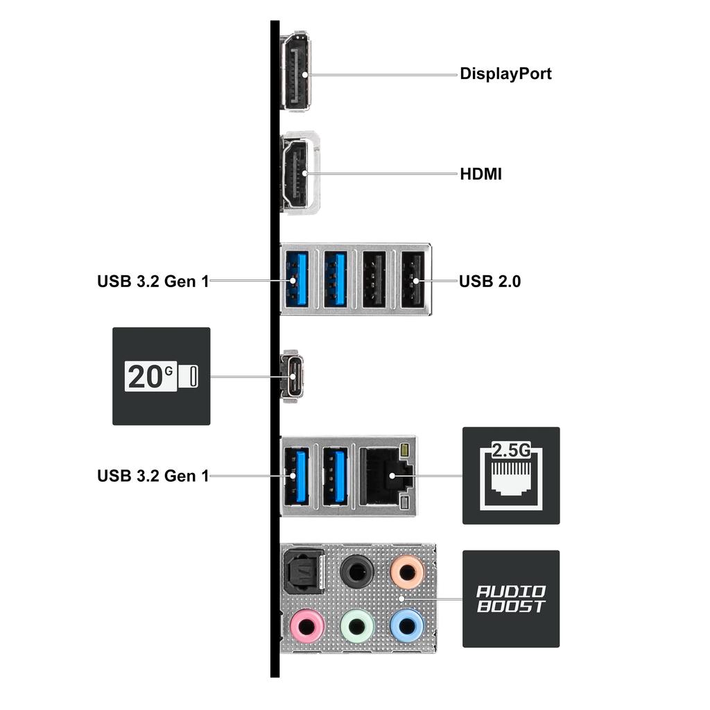 MSI PRO DDR4-Motherboard ATX mit Intel Z690, kompatibel mit CPU der 12. Generation MB5611, Schwarz Z690-P [ausgestatteter Chipsatz] (LGA1700)