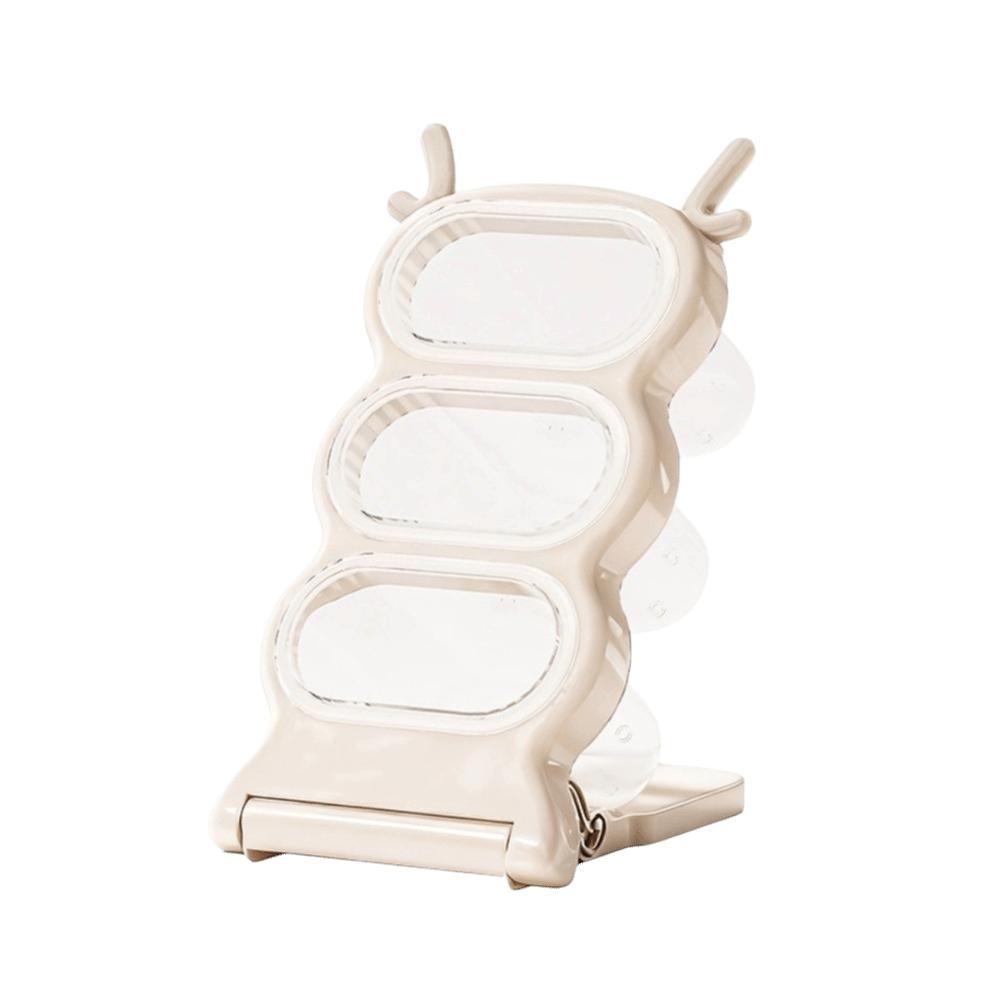 Stor Kapacitet Skrivbordsförvaringslåda Snedställd Insats Vikbar Pennhållare Avdelad Avtagbar Brevpappersförvaringslåda