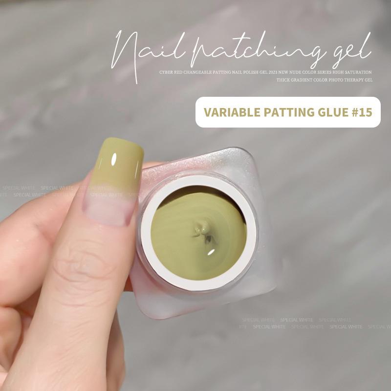 20-Color Summer Gradient Blush Gel: Versatile No-Wash Semi-Solid Nail Art