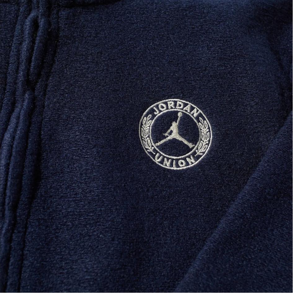 Air Jordan X Union Track Jacket College Navy/Coconut Milk Unisex Outerwear Blue DV7347-419