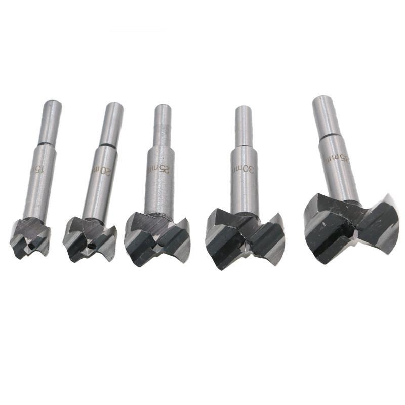5PCS New Woodworking Drill Bit 15-35mm Hinge Cutter Boring Drill Bit Carbide Tipped Drill Bit