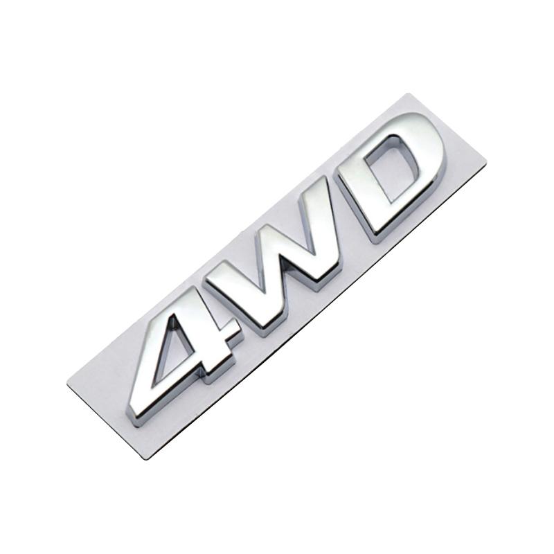 Logo 4WD auta vhodné pro Hyundai IX25 IX35 nový Tucson Santafe osobnostní nálepky na zadní část s nápisem čtyřkolka Písmena na kufr