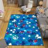 1pc mickey and minnie Area Rug, Non Slip Floor Mat, Cartoon Character Design, Soft Velvet, Room Decor, Washable