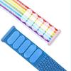 For Xiaomi Smart Band 9 Active/Redmi Band 3 Nylon Strap Magic Tape Design Watch Band