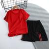 Dubbped Kids Running Clothes Sets Boys Football Jersey Short Sleeve Children Sports Training Uniforms Soccer Jerseys Set
