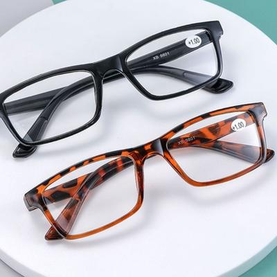 1Pc Portable Reading Glasses +1.0 To +4.0 Unisex Ultralight PC Frames Presbyopic Glasses Vision Care High-definition Eyeglasses