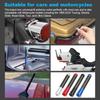 Radio Aerial Antenna Car Roof Antenna Carbon Fiber 3.5/8/12cm Radio FM/AM Metal Receiving Antennas Short Stubby Mast Antenna