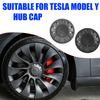 4pcs For Tesla Model Y Performance 21-inch Car Wheel Hub Center Cover Replacement Parts Auto Tire Hubcap Badge Decor Accessories