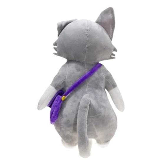 ReZero Emilia Plush Toy Pack Cat Hugging Pillow Goods Stuffed Animal Portable Gift Cotton Products Support Items Present Unofficial (22CM) Parallel