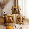 Kawaii Cute Mouse-In-Cheese Pillow Case Office Cushions Suitable For Sofa Car Bedroom Decorative Cushion Cover
