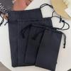 Drawst Closure Drawstring Storage Pouch Nylon Waterproof Multi-Functional Storage Bag Dustproof Black Drawstring Bags