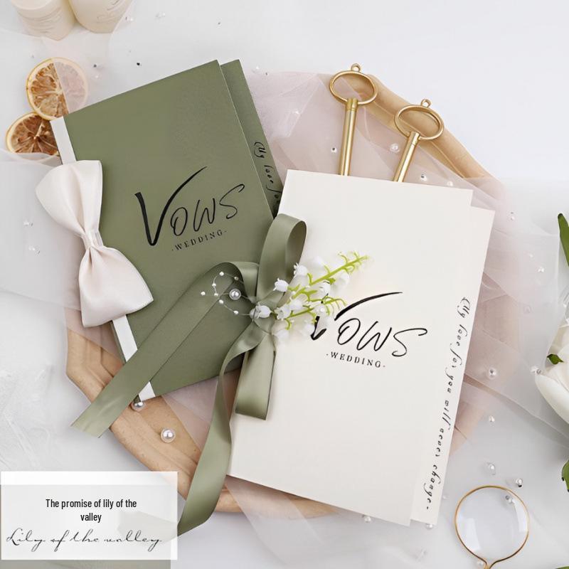 Wedding Vow & Speech Guide: Bride & Parents Card Set
