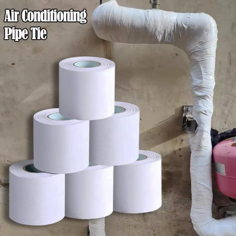 White Air Conditioning Pipe Wrapping Tape Thickened Waterproof Sunscreen Uv Anti-Aging Outdoor Ac Copper Tube Insulation Duct