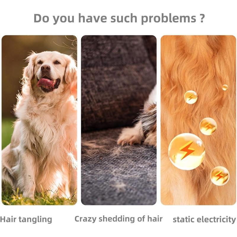 Undercoat Rake for Dogs & Cats, Deshedding Brush for Long haired Pets, Cat Undercoat Brush&Deshedding Tool for Grooming