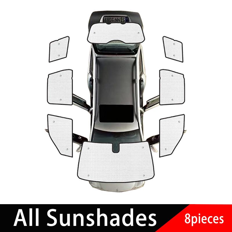 Car Anti-UV Sun Visors For Land Rover Freelander 2 LR2 2006~2015 Auto Windshield Sunshades Side Window Visor Covers Accessories