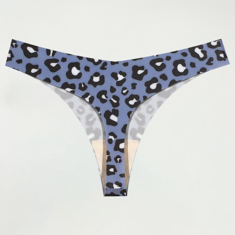 Ultra-thin Seamless Underwear Women's Panties Sexy Graphic Print Thongs Female Low-Waist Stretch G Strings Comfort Lingerie New