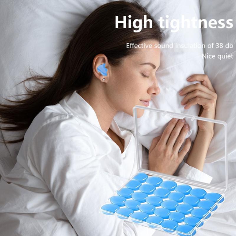 Silikoniniai miego ausų kamštukai Triukšmo mažinimas Anti-knarkimas Garso izoliacija Ausų kamštukas Plaukimo ausų kamštukai Vandeniui atsparūs Ramus miegas