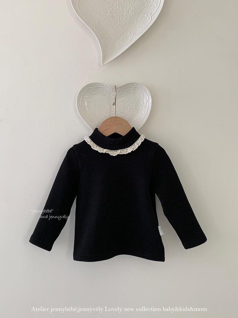 2025 Winter Cotton-Padded Dress Set for Baby Girls - Chic Korean Style Lace Ruffle Collar Sleeveless Dress