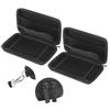 2Pcs Portable Storage Bag Carry Case EVA  Ive Hard Bag for NDSILLCelsius XL